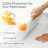 image100 Waterproof Queen Mattress Protector  360 Pad Protection Against Spills Stains ampamp Accidents for Parents ampamp Pet Owners  Noiseless ampamp Cooling Viscose Made from Bamboo GreenFull