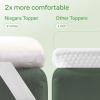 imageNiagara Mattress Topper Twin  Cooling Breathable Pillow Top Mattress Pad for Back Pain Relief  Deep Pocket Topper Fits 820 Inches MattressBamboo Viscose