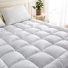 imageNiagara Microfiber Twin Mattress Topper  Pillow Top Mattress Cover Quilted Fitted Cooling Topper for Back Pain Deep Pocket Fits 20 Inches 39x75 InchesTwin