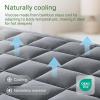 imageUltra Soft Twin Size Mattress Topper  Viscose Made from Bamboo Pillow Top Mattress Pad for Back Pain Relief  Naturally Cooling for Hot Sleepers WhiteGrey