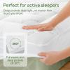 imageUltra Soft Twin Size Mattress Topper  Viscose Made from Bamboo Pillow Top Mattress Pad for Back Pain Relief  Naturally Cooling for Hot Sleepers WhiteWhite