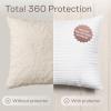 imageUltraSoft Pillow Protectors Standard Size  4Pack Zippered Covers Breathable Protection Against Stains Dirt ampamp DustKing