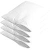 imageWaterproof Quilted Pillow Protectors King Ultra Soft Thick Pair 20x36 Inches Brushed Ultra Plush White Zippered Set of 2 Size EncasementWhite