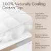 imageNiagara Waterproof Cotton Mattress Protector Queen 60x80 Non Noisy Cooling Breathable Ultra Plush Absorbent Extra Deep Fits 20 Inches Deep MattressCotton